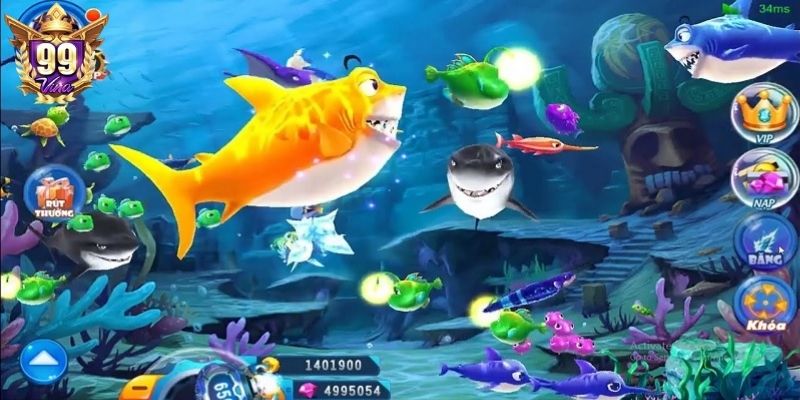 Mục tiêu mà người săn cá 3D cần tiêu diệt 